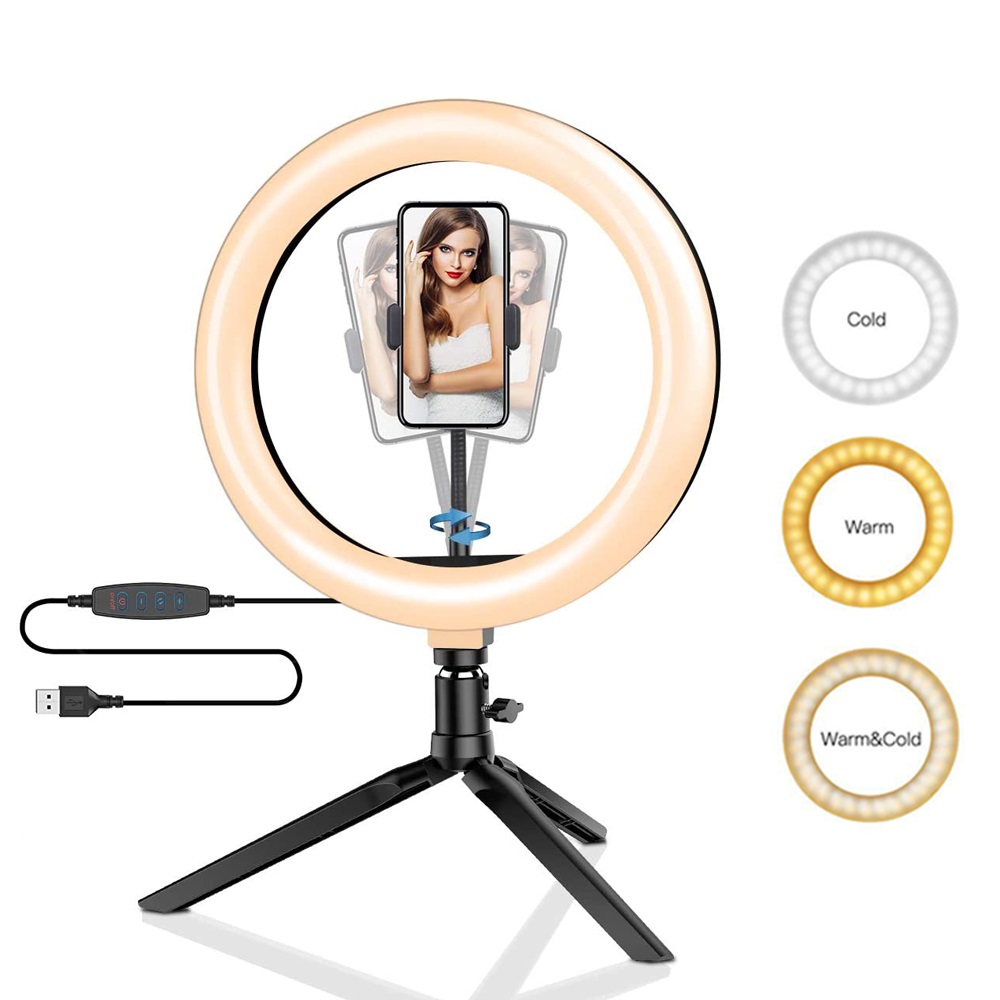 Iris Photography Led Lighting Pack - 26cm 10 inch Led Ring Selfie