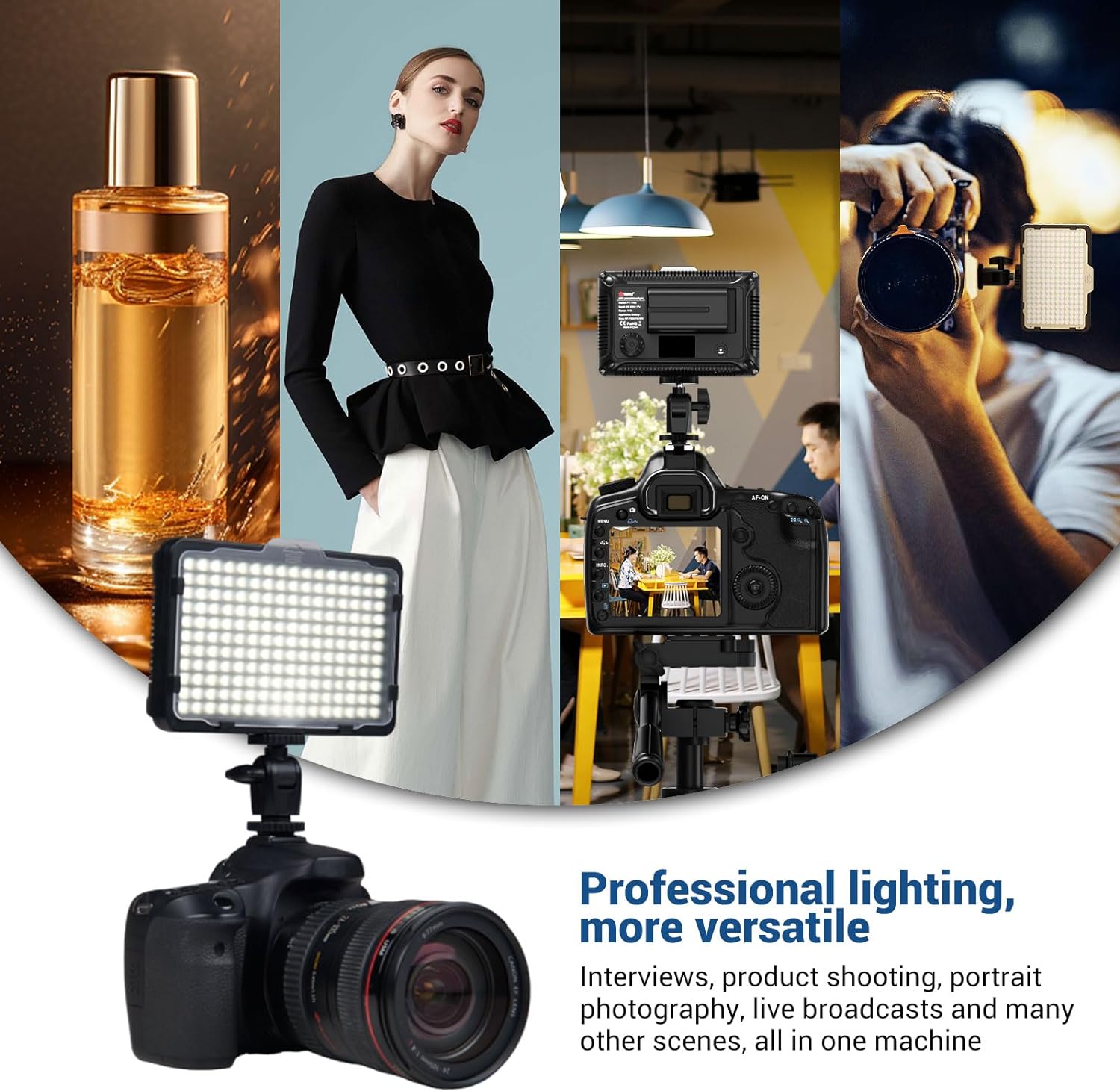 2pack 176 LED Studio Streaming - Iris Photography Led Lighting Pack review and price