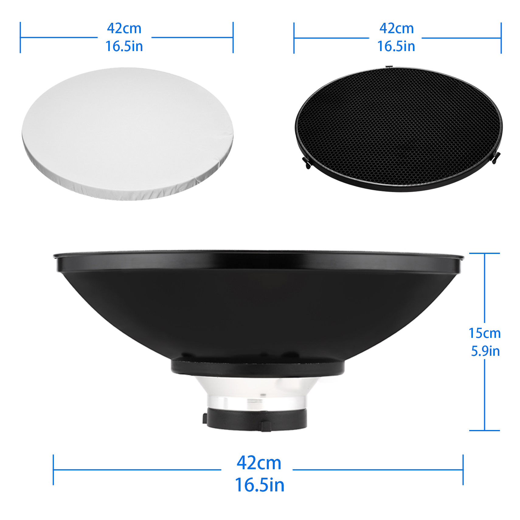 16.5inch Reflector Beauty Dish - Photography Lighting Beauty Dish review and price