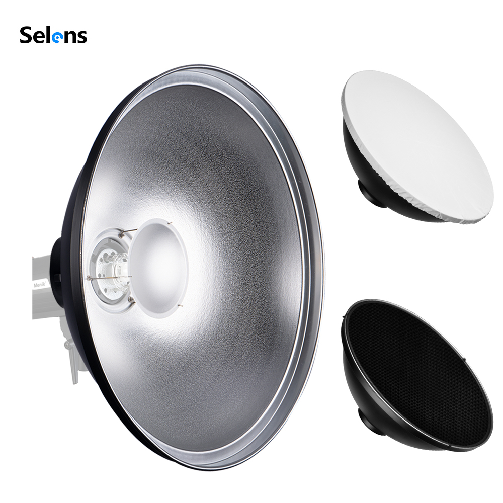 Selens 30/42/55cm Beauty Dish  - Photography Lighting Beauty Dish review and price
