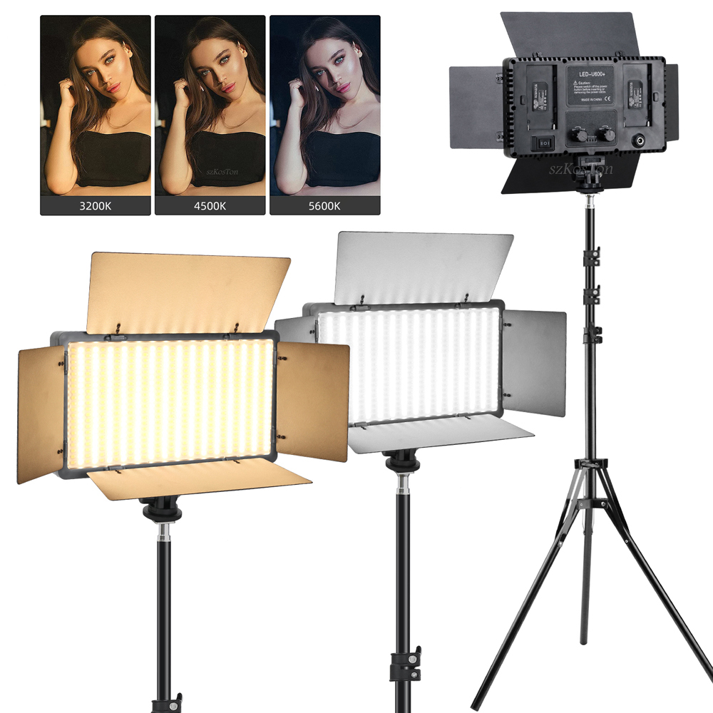 U600 LED Video Light Studio Li - Iris Photography Led Lighting Pack review and price