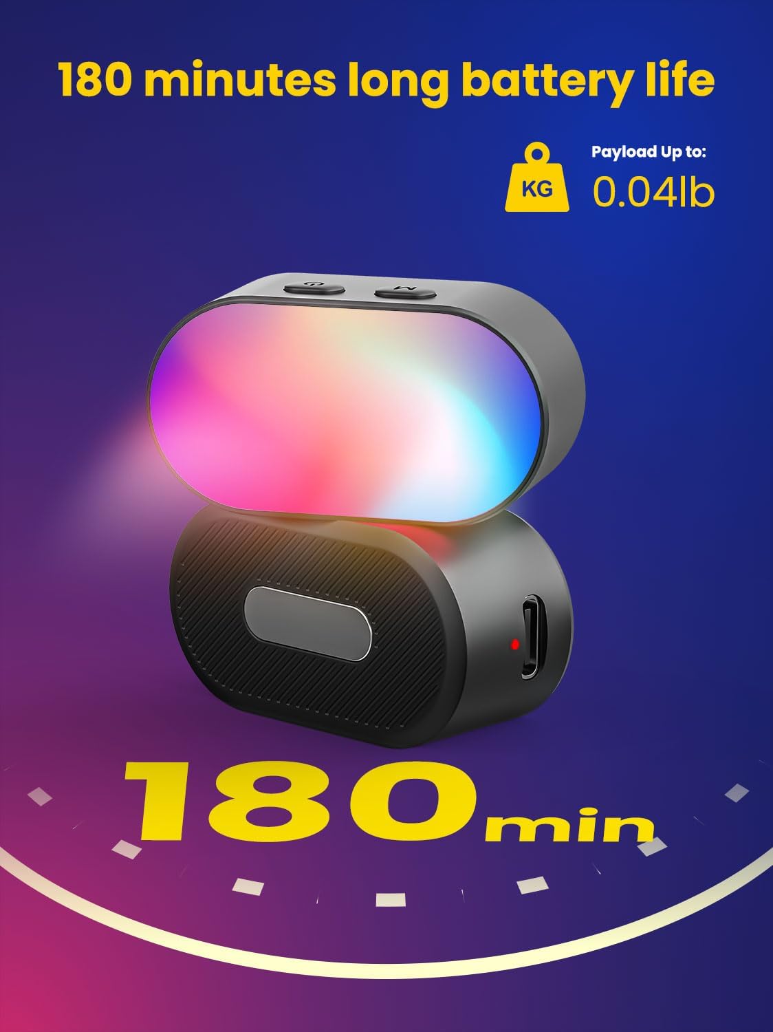 AOCHUAN Mini RGB Magnetic Fill - Photography Lighting Color review and price