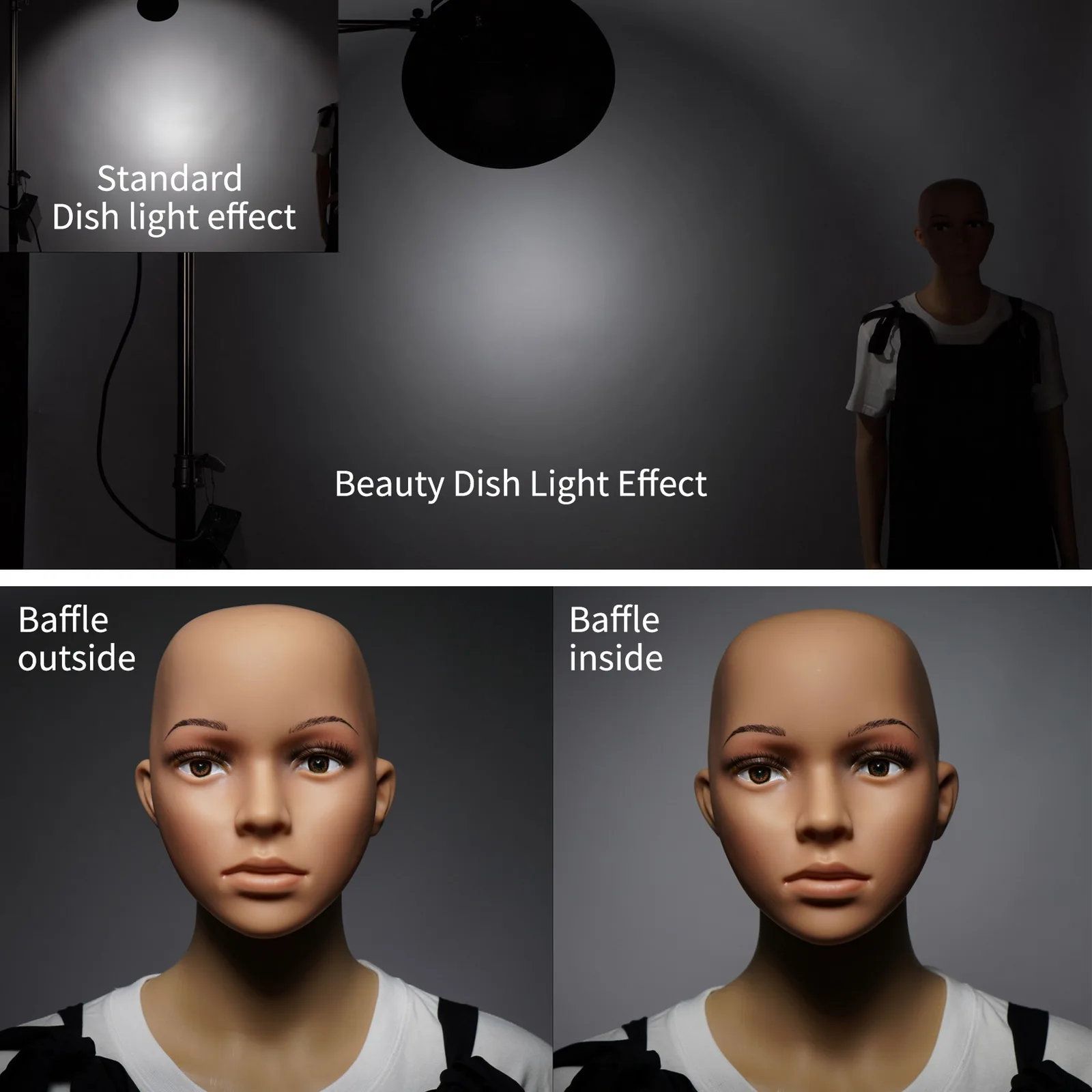 Selens Silver/White 70cm Beaut - Photography Lighting Beauty Dish review and price