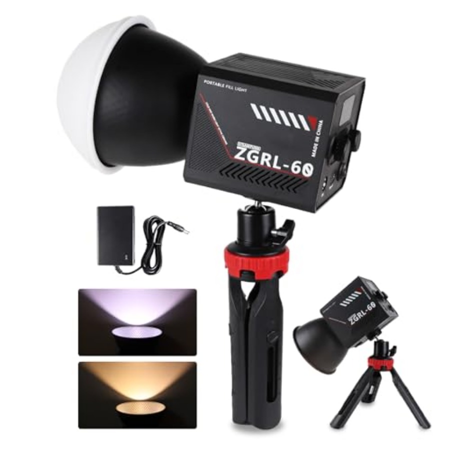 60W COB LED Video Light Handhe - Photography Lighting Color review and price