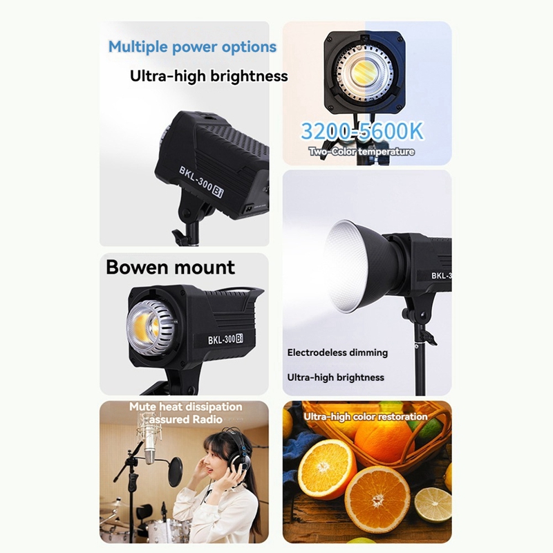 300W Bi LED Video Light, Conti - Photography Lighting Color review and price