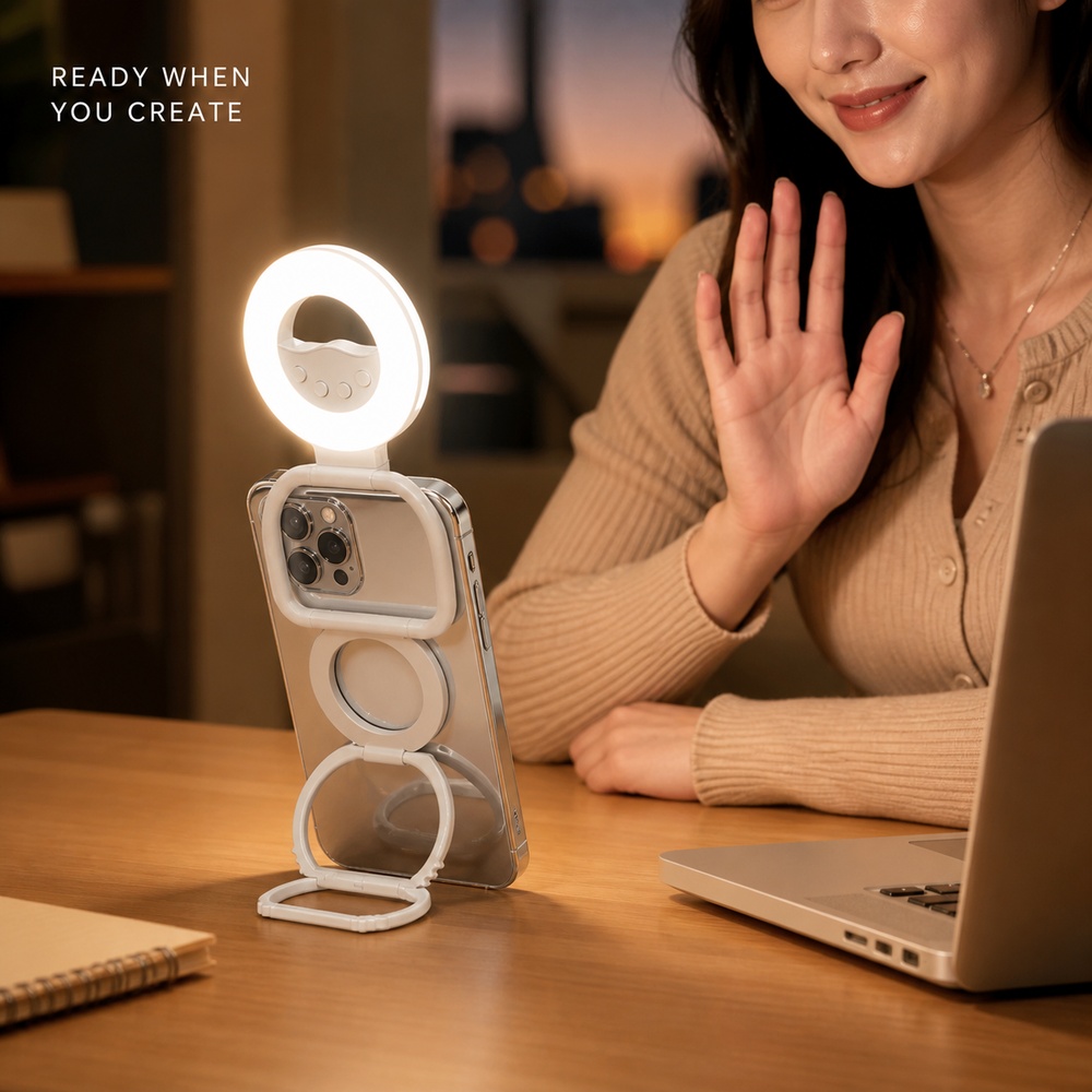Foldable Magnetic Phone Fill L - Photography Lighting Color review and price