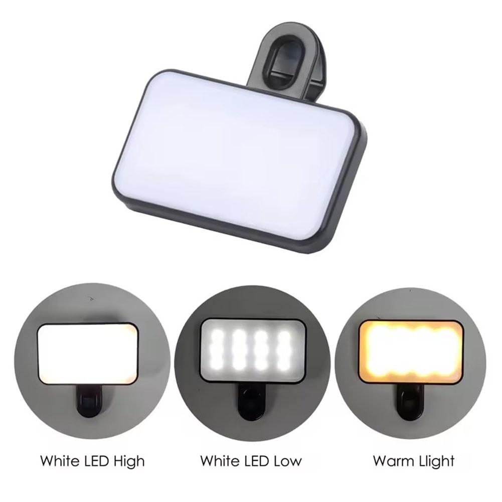 Mini LED Selfie Light 3 Color  - Photography Lighting Color review and price