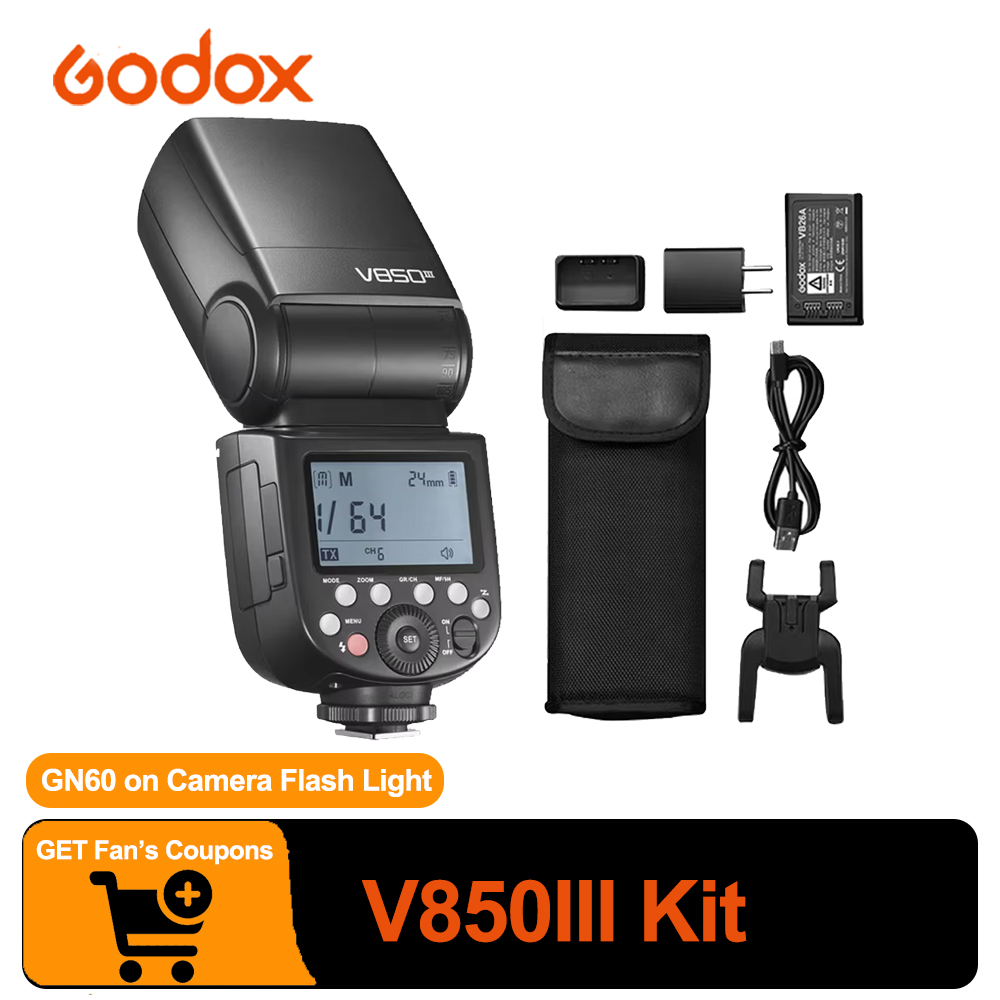 Godox V850III Kit Li-Ion Flash - Photography Lighting Kit Godox review and price